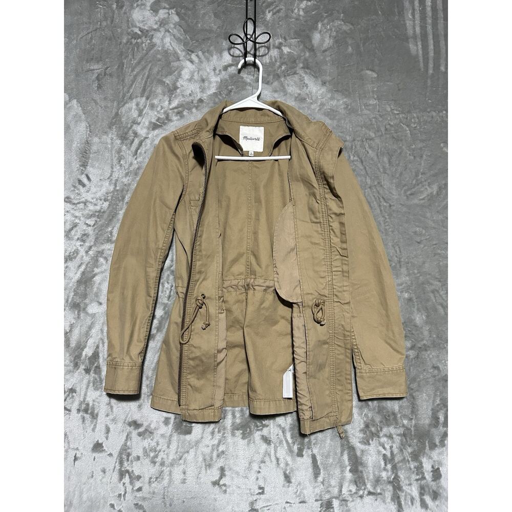Madewell Fleet Dispatch Military Utility Jacket Womens XS Tan Granola Outdoors - Picture 3 of 8